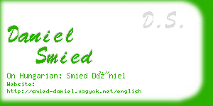 daniel smied business card